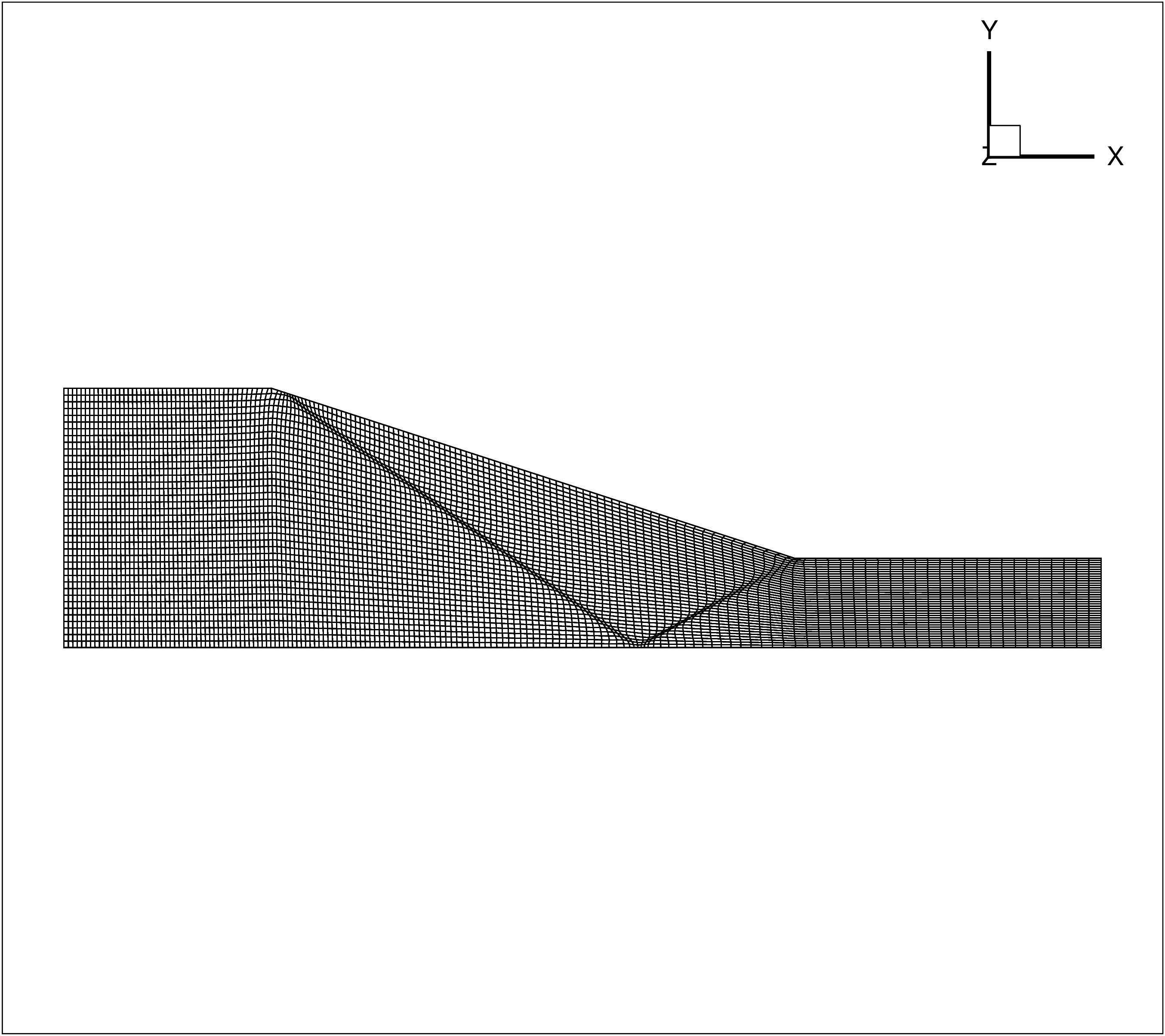 Deformed mesh